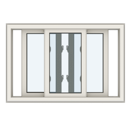 Három toló paneles ablak 1/3-os toló panelekkel